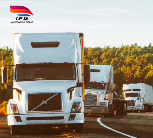 شحن بري لدول الخليج
